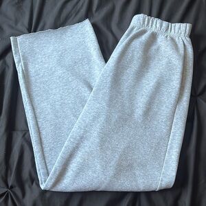 Wide leg Grey sweatpants